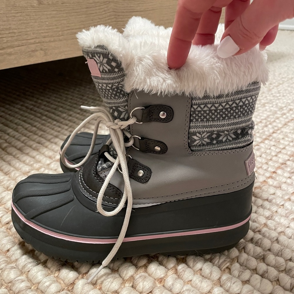💗🤍Adorable like new London fog snow boots